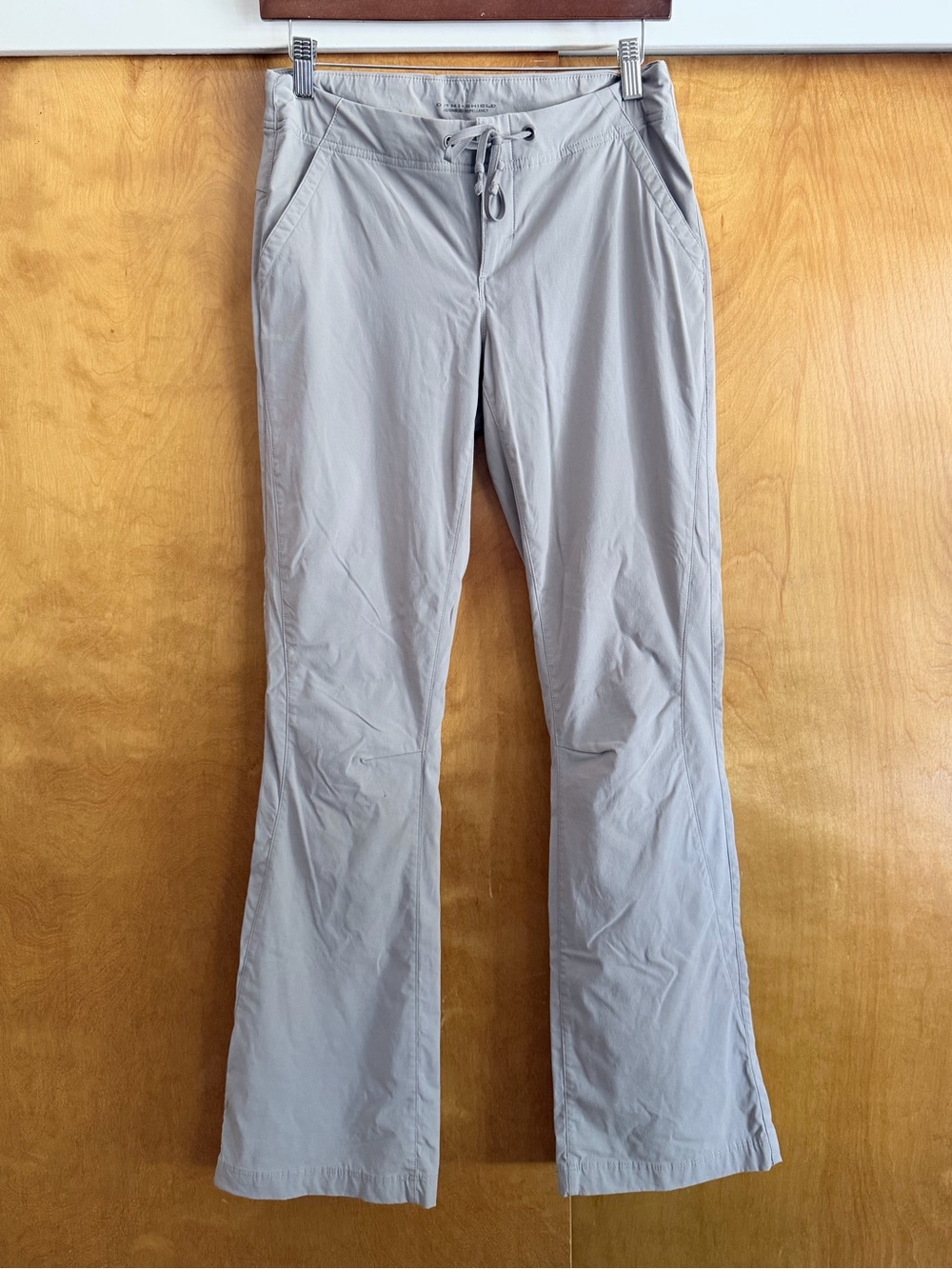 Columbia Light Gray Outdoor Pants with Embroidered Logo